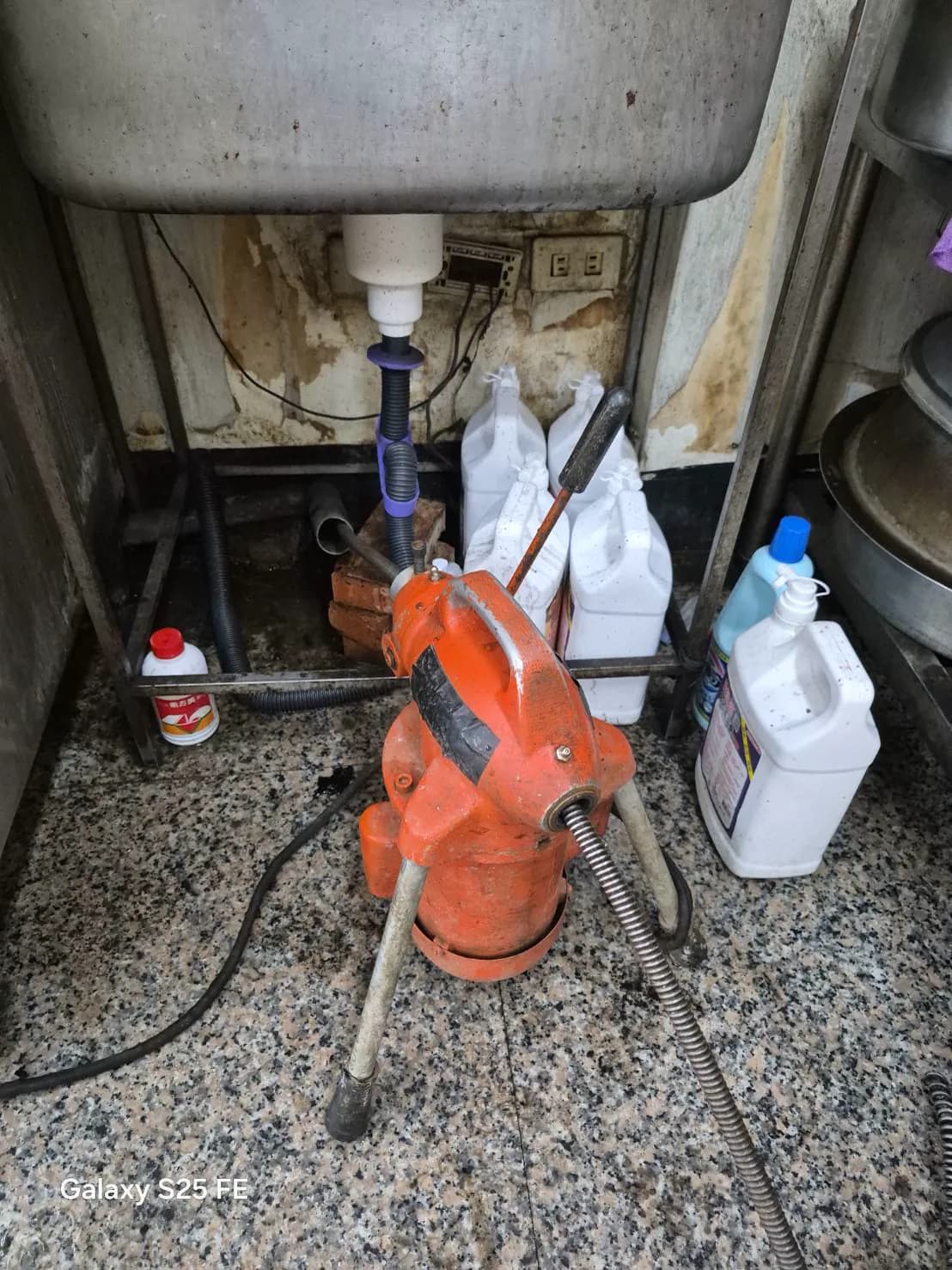安南區通水管實際施工照片
